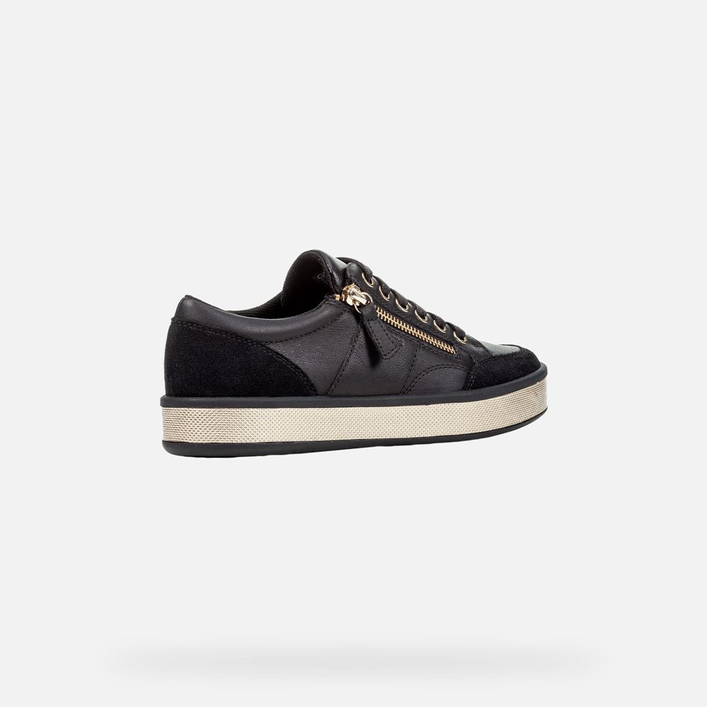 Geox Sneakers Black Leelù - Geox Womens Shoes - VLGNJE319